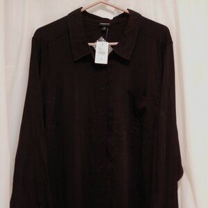 TORRID BLACK BLOUSE SO SOFT! 4X / 26 NWT DRESSY!